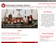 Tablet Screenshot of hscatholicschool.com